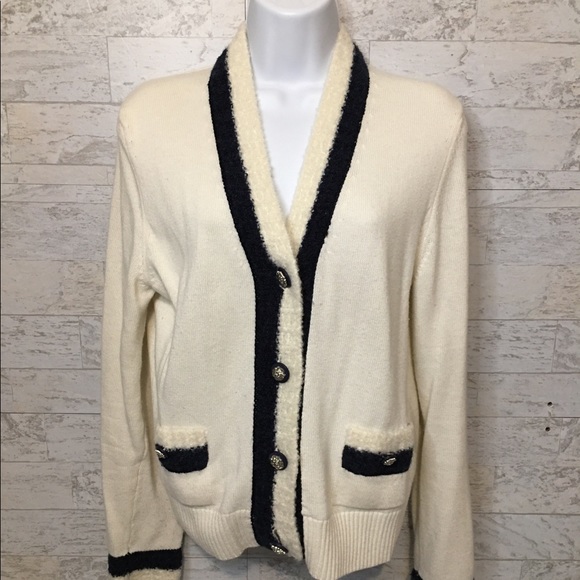 chanel long cardigan